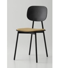 Tata Young (seduta rivestita e schienale in plastica) Sedie in plastica di design Point 4