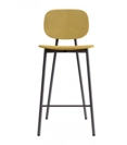 Tata Young Stool (upholstered seat and back)