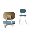 Tata (rivestita con retro schienale e sottosedile in legno)