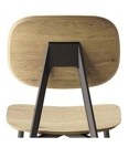 Tata (seduta e schienale in legno) Sedie in metallo Point 1