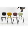 Tata Young (seduta e schienale in plastica o legno) Sedie in plastica di design Point 5