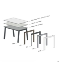 Zen 120x80 (160) Tavolo di design Point 3