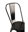 Iron Black Sedie in metallo Progetto Sedia 1