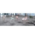 Hug Armchair with cushion and padded band Upholstered chairs Scab 1