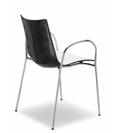 Zebra Two-tone armrests Metal chairs Scab 1