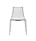 Zebra Bicolore Sedie da cucina Scab 3
