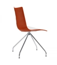 Zebra Bicolore trespolo Sedie da cucina Scab 2
