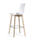Natural Zebra antishock sgabello Sgabelli in plastica Scab 1