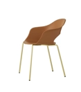 Lady B - Gambe Cromo - Ottone Satinato - Nikel Nero Lucido Sedie in plastica di design Scab 1