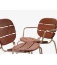 SI-SI Wood Armrests Metal chairs Scab 1