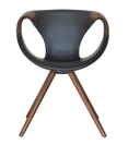 Up Wood Arms - Soft Touch Sedie in legno moderne Tonon 3
