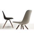 Step Soft Touch - Gamba legno Sedie in plastica di design Tonon 1
