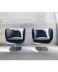 Beth Poltrona Lounge Metallo