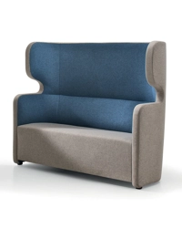 PEOPLE 2 Seater Sofa with High Backrest