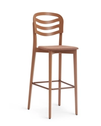 Farah Sgabello Legno - Imbottito