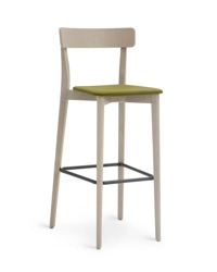 Kat Sgabello Legno - Imbottito