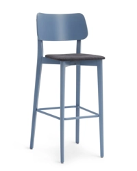 Tula Sgabello Legno - Imbottito