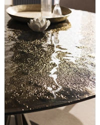 Gemini ø140 - Piano in Vetro Fuso