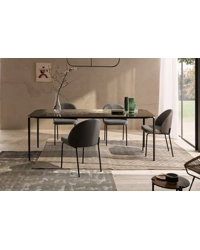 Tavolo LIO 160x90 - Piano in Vetro Fuso