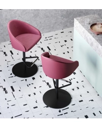 Kameo Stool - Girevole con Base Tonda