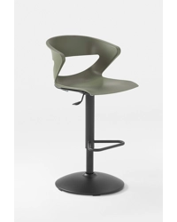 Kicca Sgabello Girevole con Base Convessa