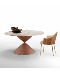 Hourglass ø 150 Wood Base