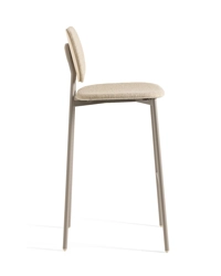 Tata Young Sgabello (rivestito con retro schienale in plastica)