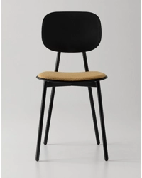 Tata Young (seduta rivestita e schienale in plastica)