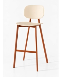 Tata Stool (seat and back in plastic or wood)