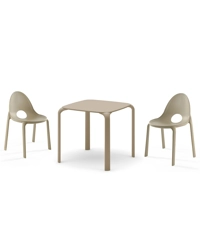 Set DROP - Tavolo + 4 sedie Esterno - cod. 244