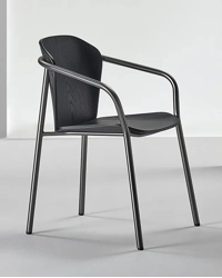 Finn Armchair Metal Wood