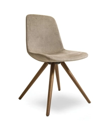 Step Imbottita - Gamba legno