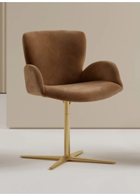 Ariel con Braccioli - Base Girevole Sedie imbottite Bontempi