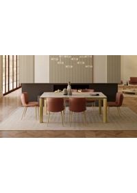 Core 140x90 Fisso Tavoli in ceramica Bontempi