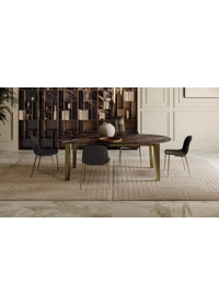 Etro 180x130 (240) - Piano Ovale Tavoli moderni Bontempi