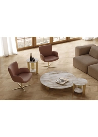 Ariel Lounge - Struttura Girevole Poltroncine imbottite Bontempi