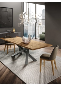 Crossing 160x90 Fisso - Piano in Groove Tavoli moderni FGF mobili