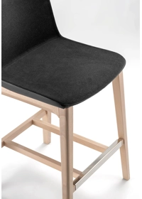 Amira Sgabello Legno Upholstered stools Progetto Sedia