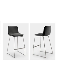 Amira Sgabello Metallo Upholstered stools Progetto Sedia