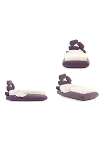 Stones H25 Ring - Vano rete 90x200 Letti imbottiti Noctis