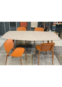 TAVOLO SQUID + 4 SEDIE SI-SI Tavoli outlet Scab