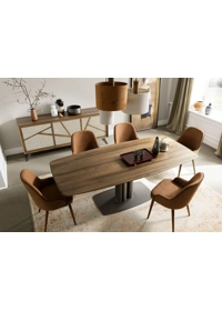 Cannes 200x105 - Piano Ovalizzato Tavoli moderni Altacorte