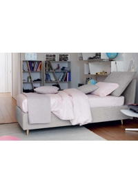 Ambra 0.50 H27 - Ring - Vano Rete 90x200 Letti imbottiti Bontempi Letti