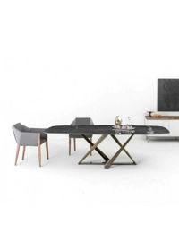 Millennium 200x116 Barrel top Modern tables Bontempi