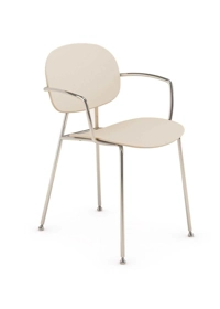 Tondina Pop 4 Legs with Arms Sedie in plastica di design infiniti