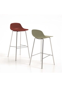 Pure Loop Mini Stool 4 Legs Sgabelli in plastica infiniti