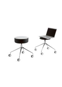 Kat Padded - Girevole 4 Piedi Office stools Kastel