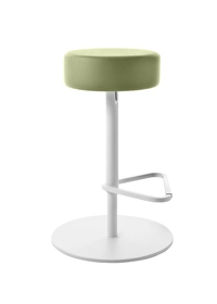 Kat  Padded - Girevole con Base Tonda Piana Office stools Kastel
