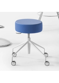 Kat Padded - Girevole 4 Piedi con Ruote e Alzo Gas Office stools Kastel