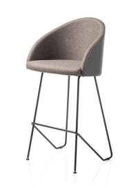 Kameo Stool - Semi Slitta Sgabelli imbottiti Kastel